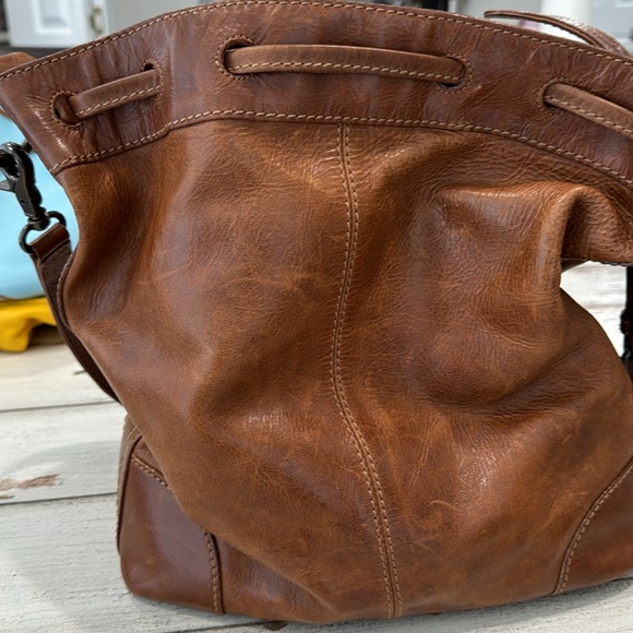 Frye shoulder bag. Brown. very nice. - Picture 2 of 7